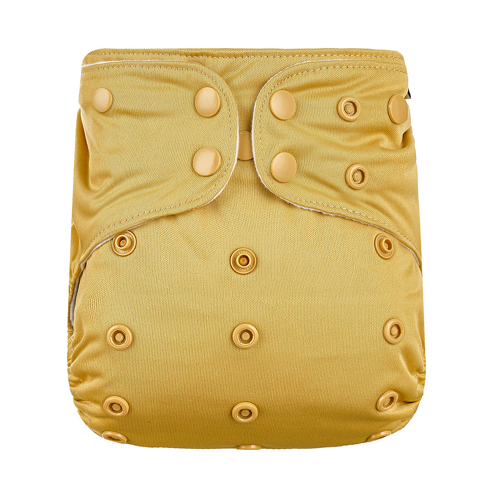 Solid colour cloth nappies. Gender neutral colours. Timeless colours and designs. 