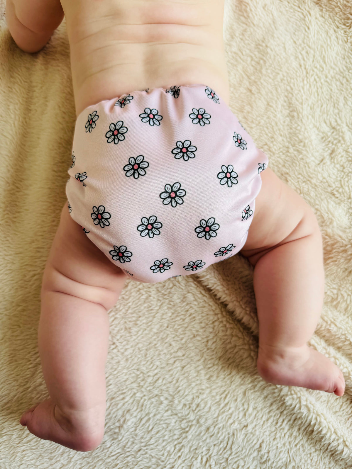 Peachy Petal - Modern Cloth Nappy