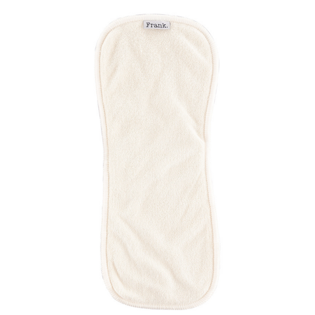 Bamboo cloth nappy insert - hourglass shape