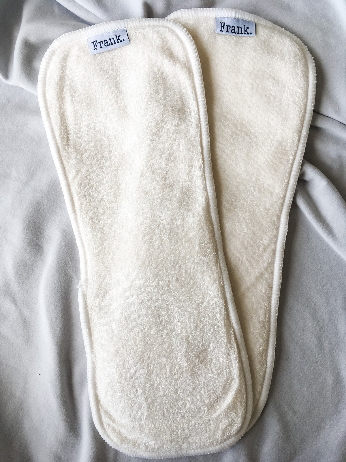 Modern cloth nappy inserts made from high absorbency natural bamboo fibre