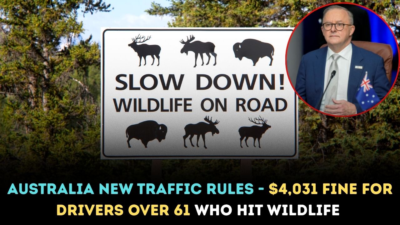 Australia New Traffic Rules - $4,031 Fine For Drivers over 61 who hit Wildlife